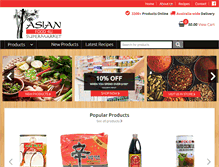 Tablet Screenshot of buyasianfood.com.au